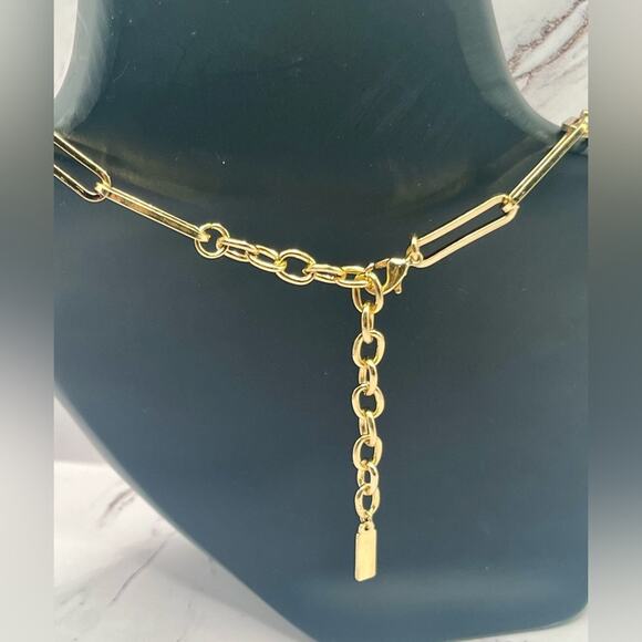 Sugarfix by Baublebar gold tone chain link statement necklace - Picture 4 of 5